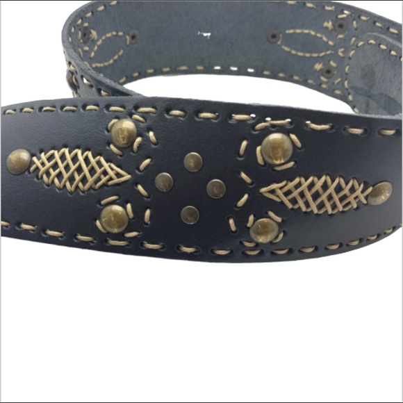 J’IDEE Genuine Leather Belt Made in Italy Size L - Picture 3 of 5